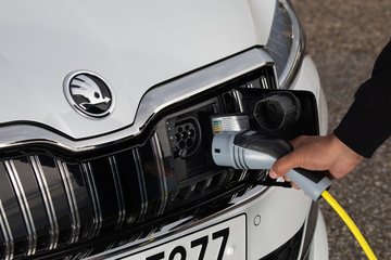 Citigo iV an der Ladestation