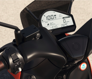 Cockpit des e-Kickscooters